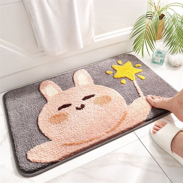 Thảm sợi chống trượt THỎ HỒNG
