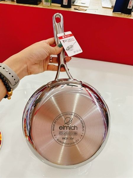 Chảo nông lòng Elmich Trimax INOX Đúc Nguyên Khối