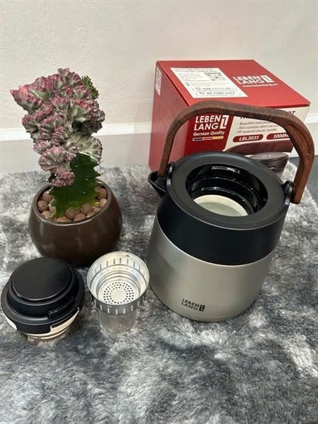 Ấm pha trà giữ nhiệt có lọc trà dung tích 1L Lebenlang
