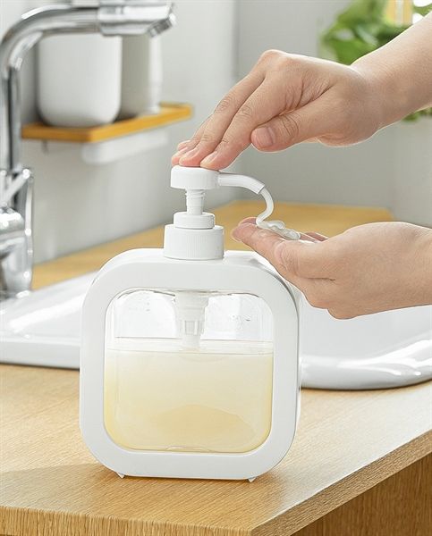Chai đựng xà phòng, dầu gội,sữa tắm trong suốt