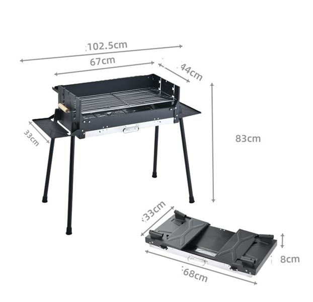 Bếp nướng xếp gọn