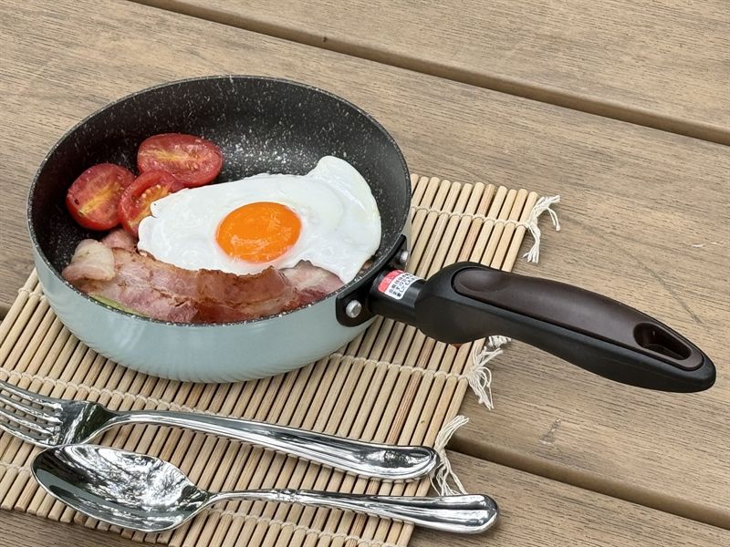 Chảo, quánh chống dính dòng mini Grinday Kakusee Nhật Bản 16cm