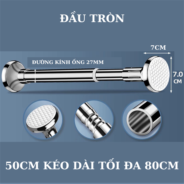 Thanh treo đa năng thế hệ mới FULL INOX