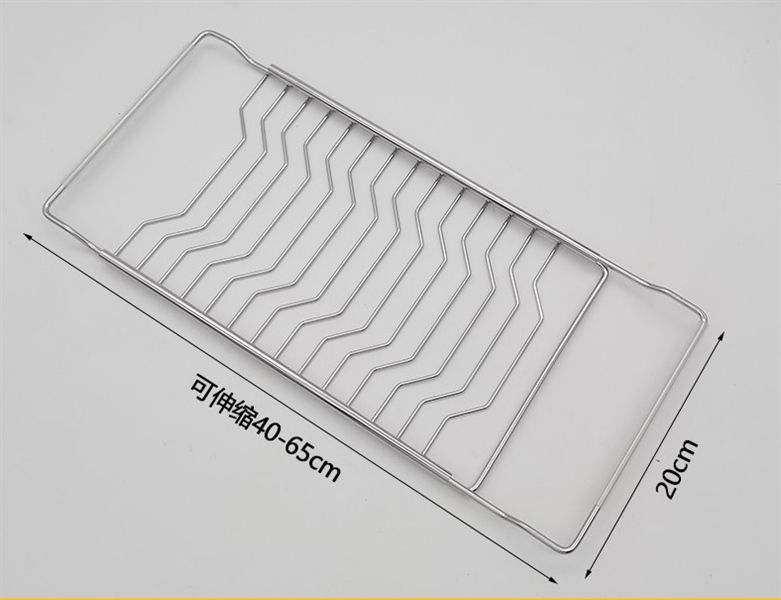 Giá inox để ngang bồn rửa vừa cho bồn rửa ngang 40-60cm