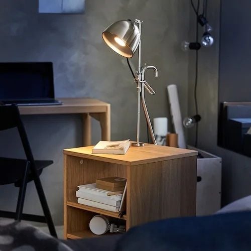 Đèn kẹp bàn IKEA Đèn kẹp bàn IKEA RAVAROR kẹp tối đa 8cm chưa bóng GU10kẹp tối đa 8cm chưa bóng GU10