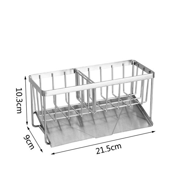 Khay INOX đựng miếng rửa chén