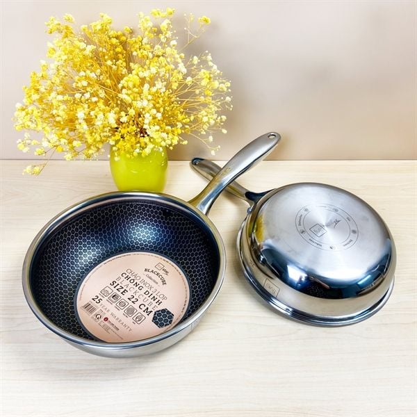 Chảo sâu lòng FIVE STAR Black CUBE