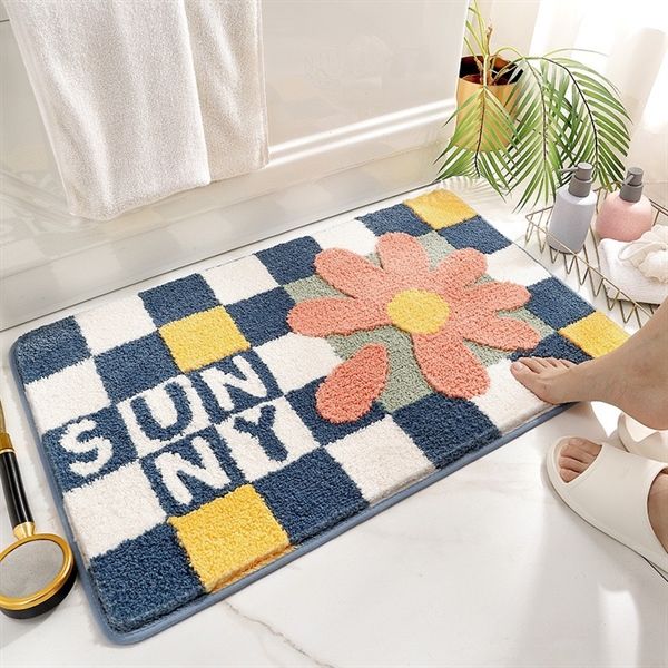 Thảm sợi chống trượt SUNNY Ô VUÔNG 40*60