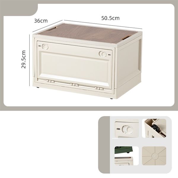 Hộp Đựng Đồ Cắm Trại Xếp Gọn Cất đồ đạc để trên xe hơi ô tô