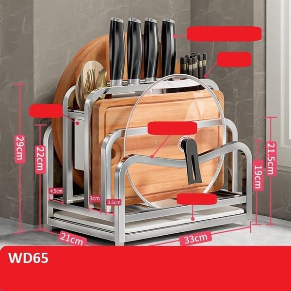 Kệ đựng dao thớt INOX 304