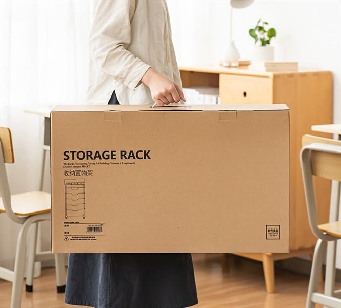 Kệ sách báo có bánh xe di chuyển VOI VUÔNG