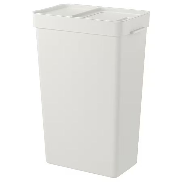 Thùng rác nhựa có nắp Hallbar Ikea 35L
