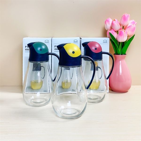 Bình rót dầu thủy tinh Lock Lock 550ml