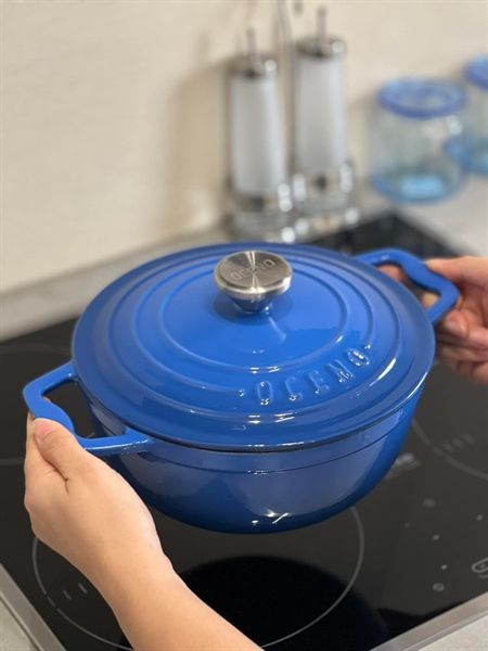 Nồi chảo gang đa năng 2in1 Oceno CAO 9.4CM