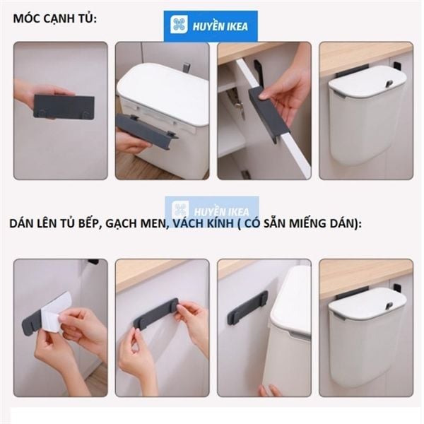 THÙNG RÁC TREO CỬA TỦ BẾP 2022