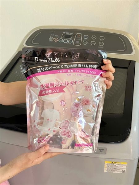 Túi 65 viên giặt xả Duree Balle 3 TRONG 1 HƯƠNG HOA