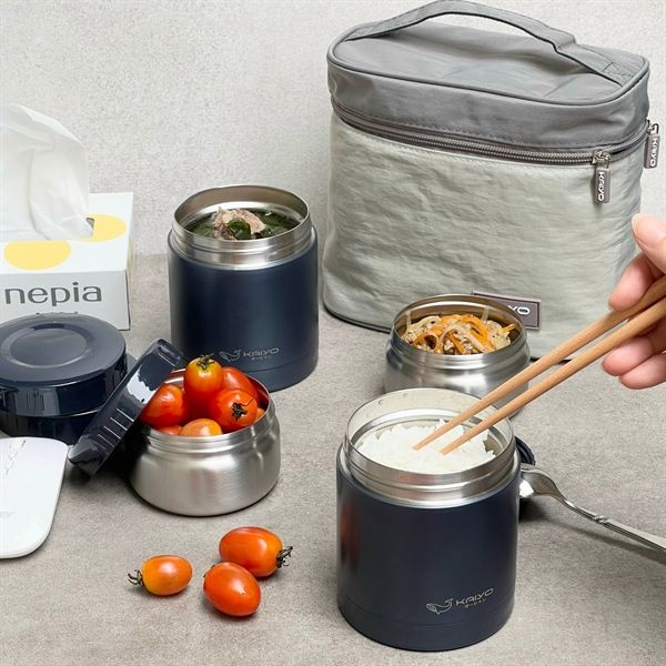 Bộ Hộp Cơm Có Kèm Túi Đựng Kaiyo