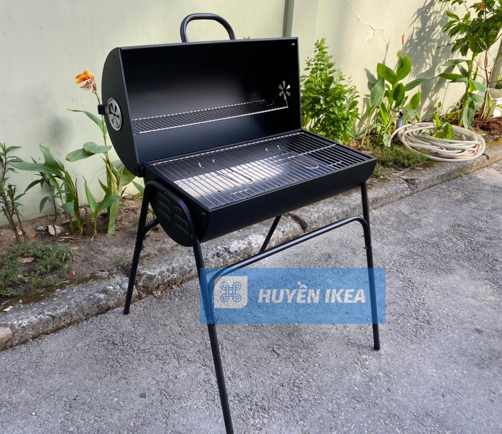 Bếp nướng thân tròn xuất khẩu EU có nắp