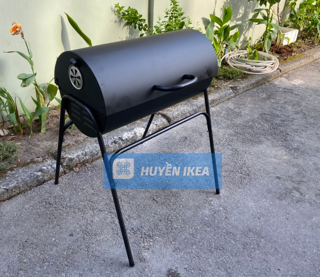 Bếp nướng thân tròn xuất khẩu EU có nắp