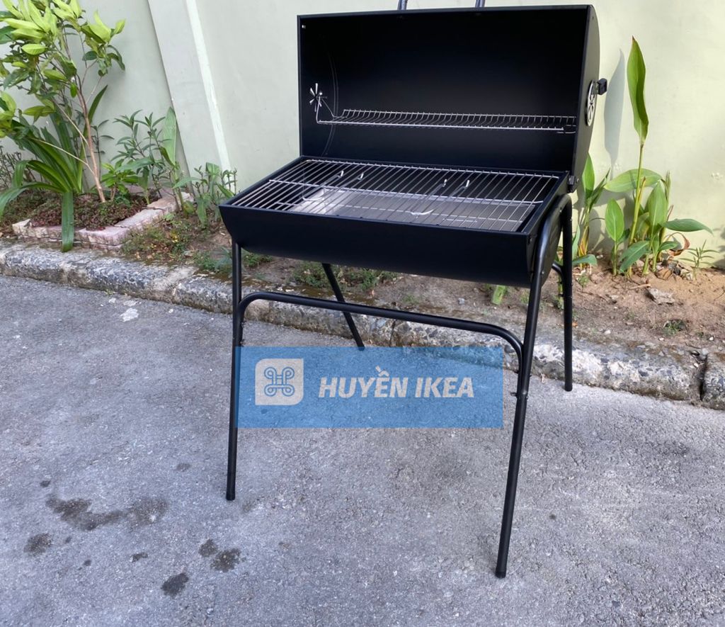 Bếp nướng thân tròn xuất khẩu EU có nắp