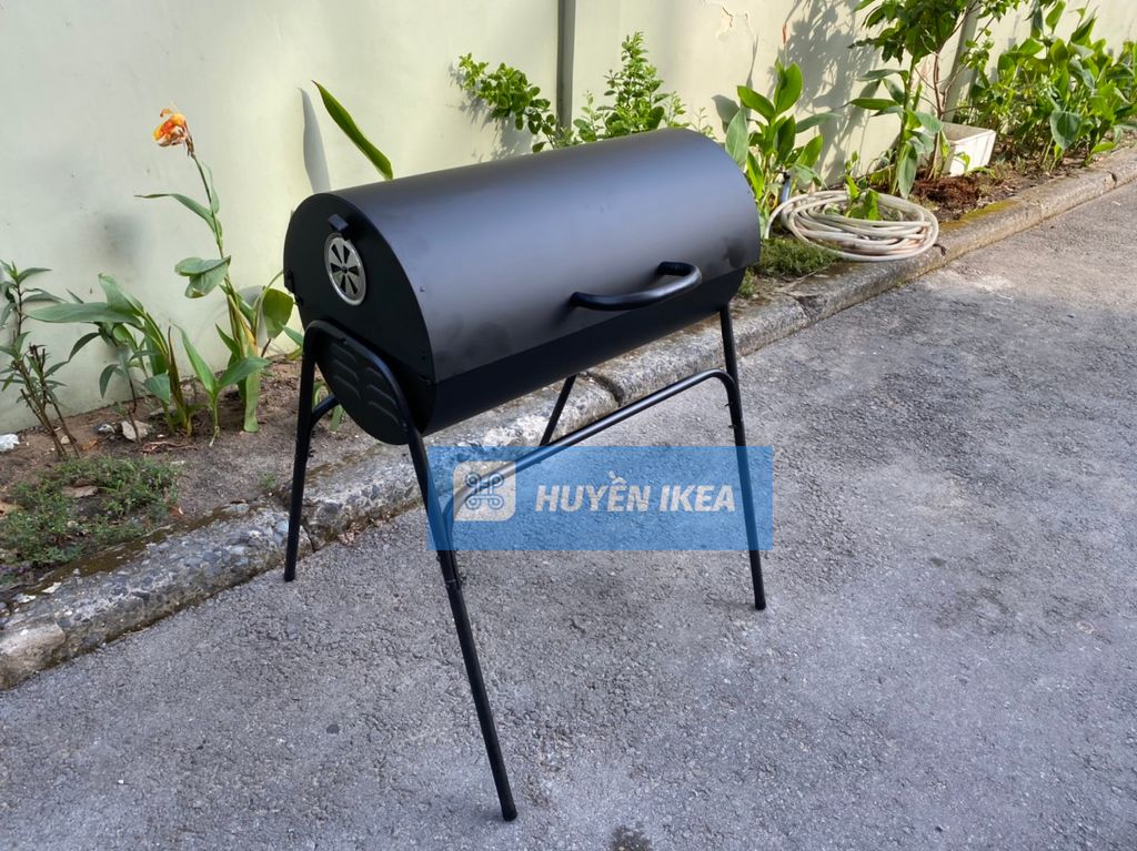 Bếp nướng thân tròn xuất khẩu EU có nắp