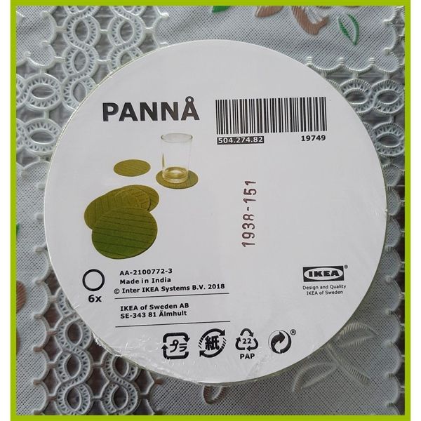 Bộ 6 Miếng Đế Lót Ly Ikea Panna