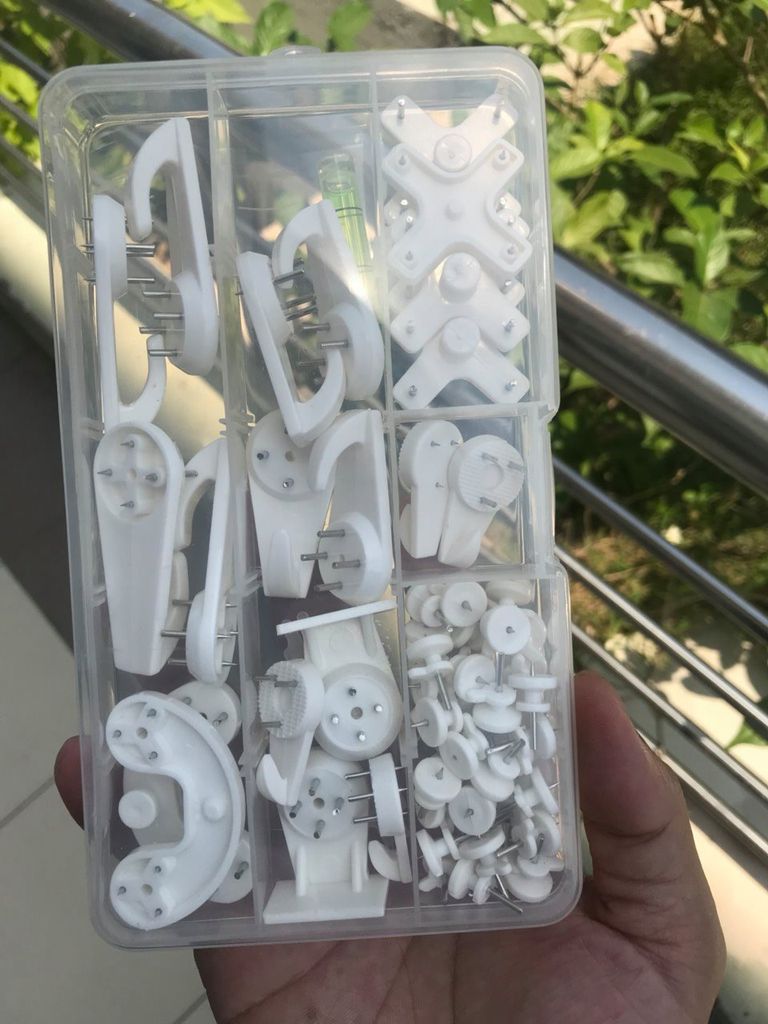 Bộ dụng cụ gia đình IKEA FIXA và Set móc treo không khoan Mẫu mới