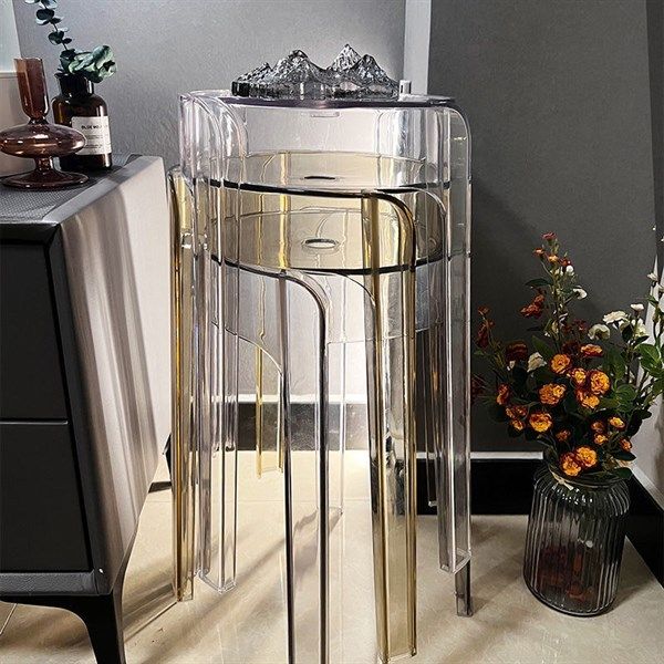 Ghế đôn trong suốt 33*46cm