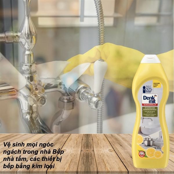 Dung Dịch tẩy đa năng đồ inox, gốm, sứ DENKMIT 750ml