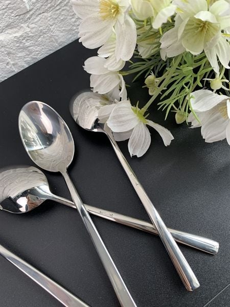 Muỗng Inox cao cấp 8cm SAMBONET VIỀN NGANG