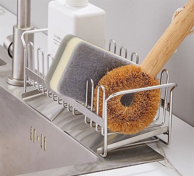 Khay INOX đựng miếng rửa chén