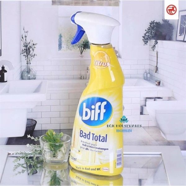 Dung dịch tẩy rửa nhà vệ sinh 750ml Biff Bad Total