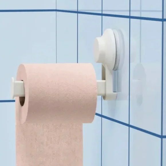 Giá Treo Giấy Vệ Sinh Và Bộ 2 Móc Treo Hút Chân Không Ikea