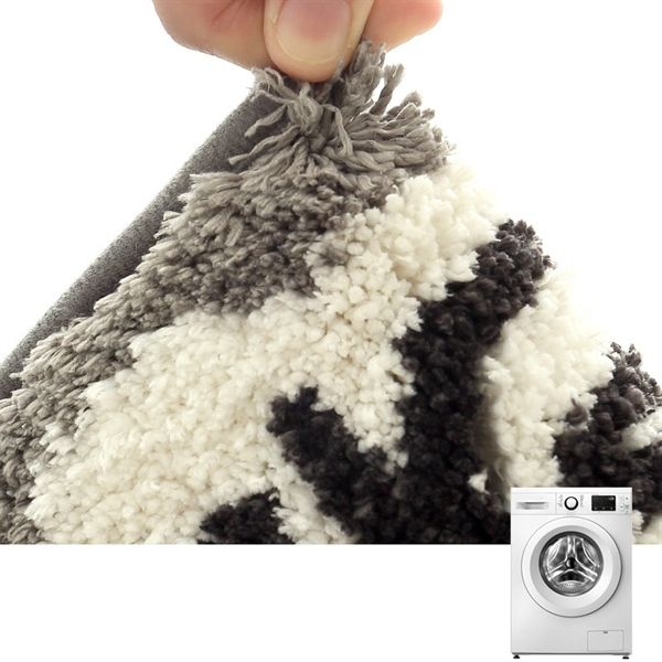 Thảm sợi siêu thấm bán nguyệt 45*75 cm