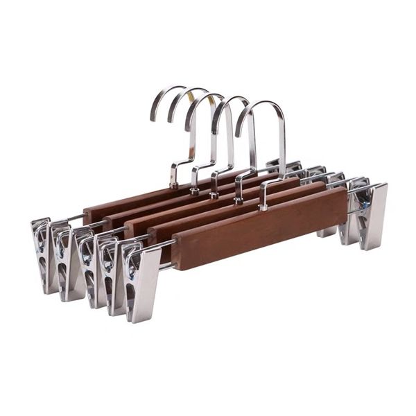 Móc Kẹp Quần Áo Gỗ Nâu