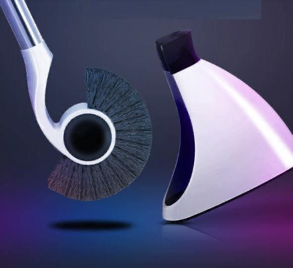 Cọ toilet Cao cấp chà góc hẹp đen trắng