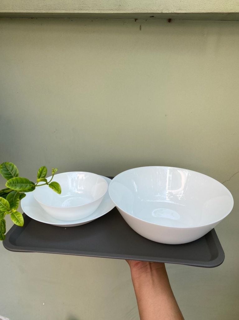 Tô chén đĩa thủy tinh cường lực IKEA OFTAST