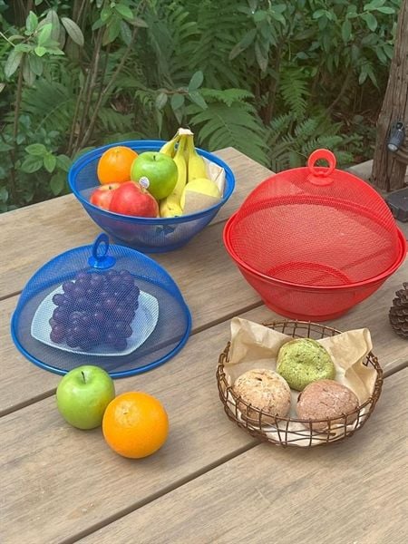 Lồng bàn đựng hoa quả Kaiyo có nắp đậy