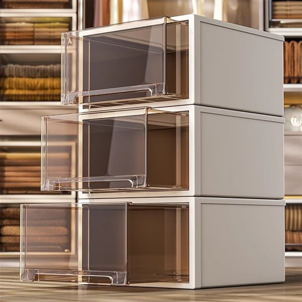 Hộp Đựng Đồ Đa Năng Có Ngăn Kéo Xếp Chồng Lên Nhau HK Voi Vuông