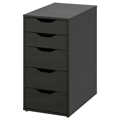 Tủ gỗ 5 ngăn IKEA ALEX 36*58*70 cm
