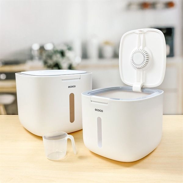 Thùng gạo thông minh Ecoco 10kg 36x39x22CM