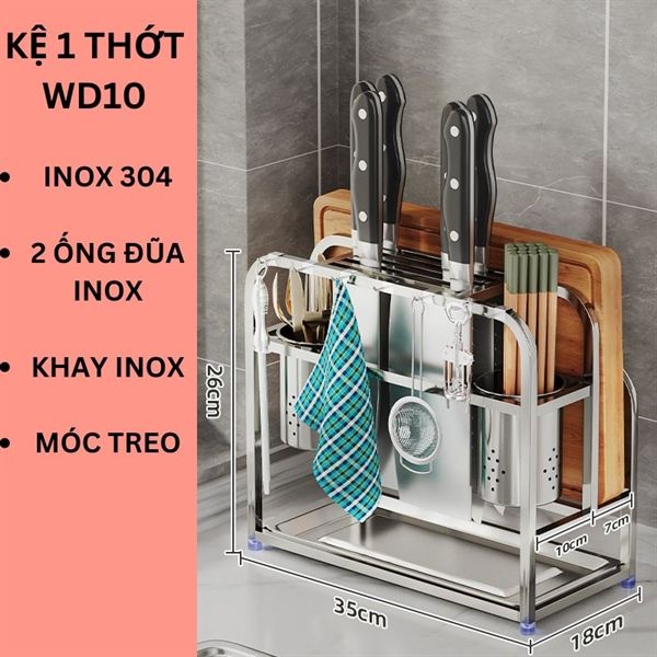 Kệ đựng dao thớt INOX 304