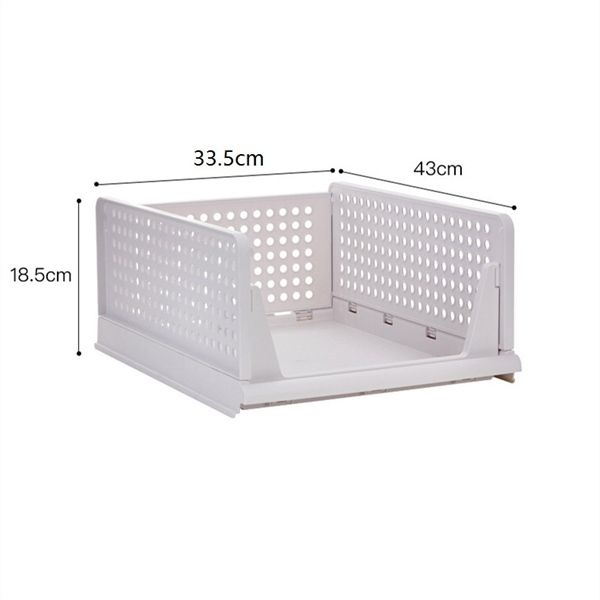 Kệ Ngăn Kéo Phân Chia Tủ Quần Áo, Đồ Dùng Gấp gọn nhựa Thương Hiệu Voi VUÔNG