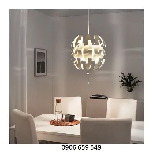 Đèn trần PS 2014 ngoài trắng đồng