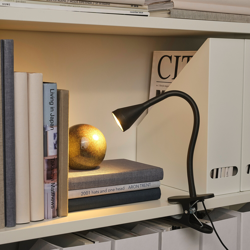 Đèn kẹp IKEA NAVLINGE tối đa 4cm