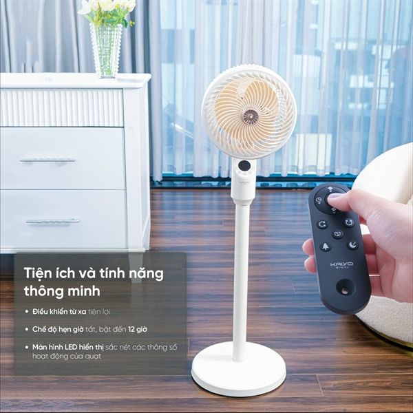 Quạt Kaiyo mẫu mới 15 tốc độ gió