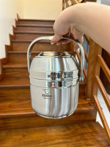 Cặp lồng cơm inox Zojirushi, dung tích 1,3L