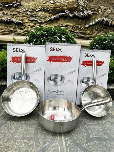 CHẢO TUYẾT SÂU LÒNG SEKA Tặng Kèm ngay 1 Gác Dầu