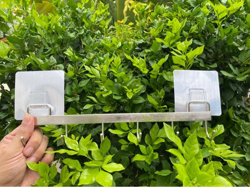 Thanh móc inox 30cm siêu dính