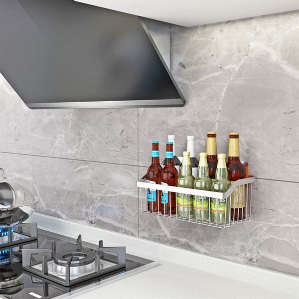 Giỏ inox 304 dán tường